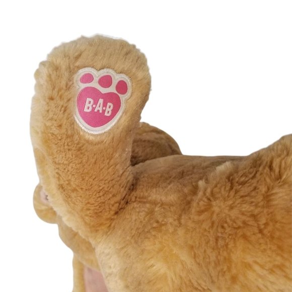 Build A Bear Workshop Bunny Rabbit Plush 16" Stuffed Animal Toy Tan Pink BAB - Picture 9 of 9